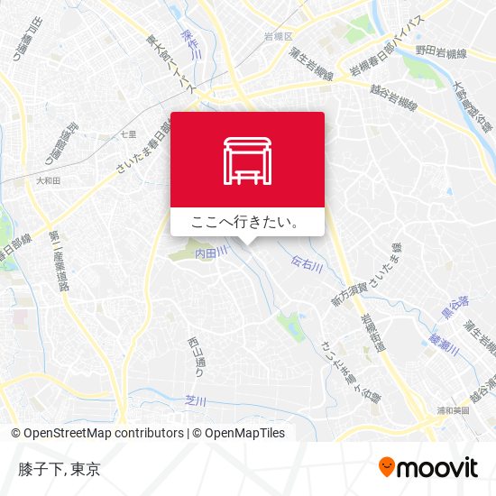 膝子下地図
