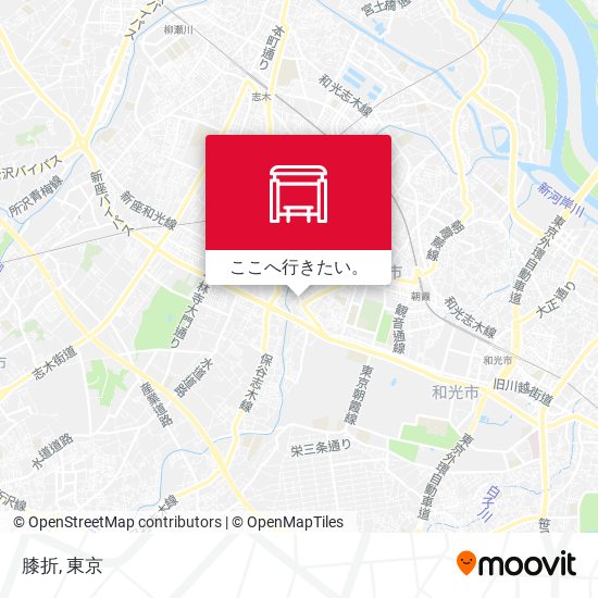 膝折地図