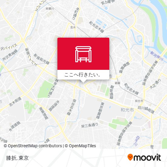 膝折地図