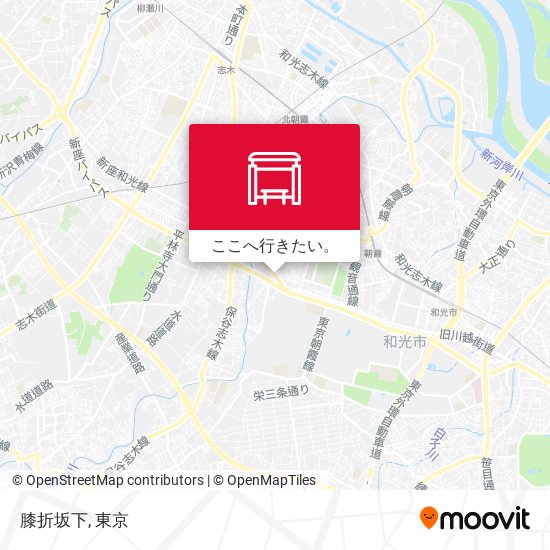 膝折坂下地図