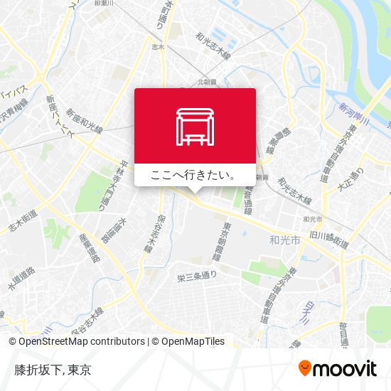 膝折坂下地図