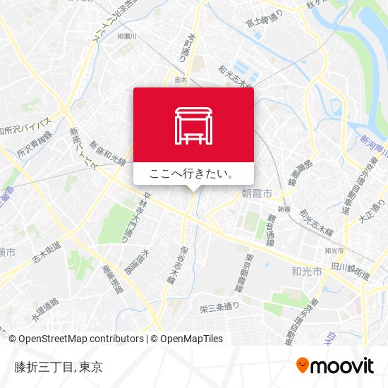 膝折三丁目地図