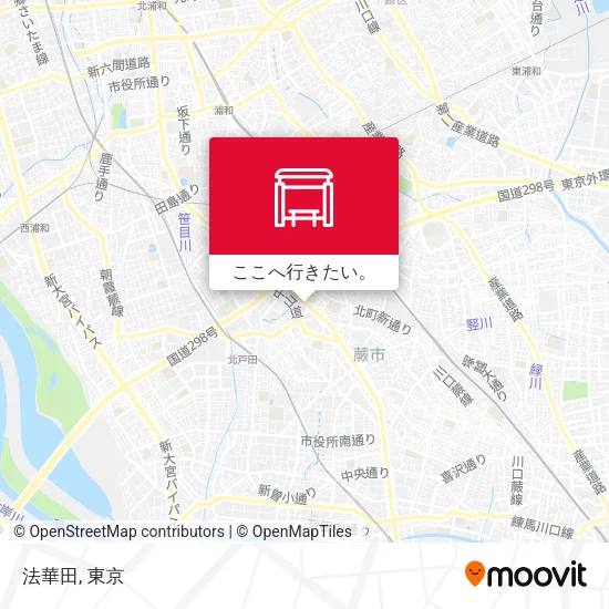 法華田地図