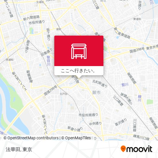 法華田地図
