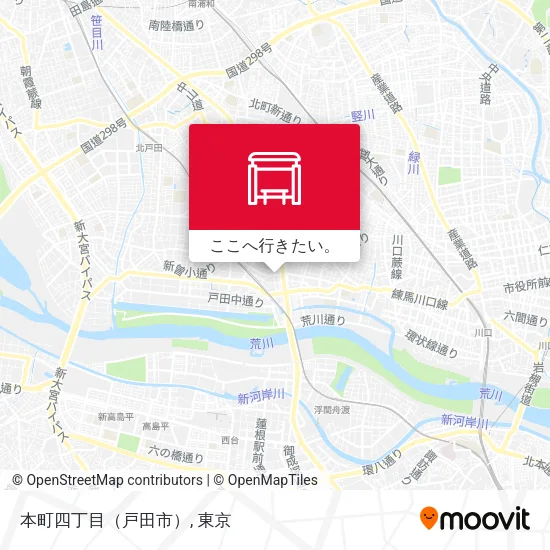 本町四丁目（戸田市）地図