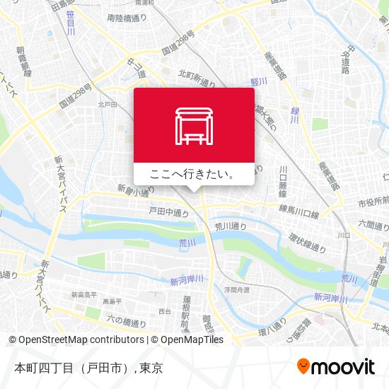 本町四丁目（戸田市）地図