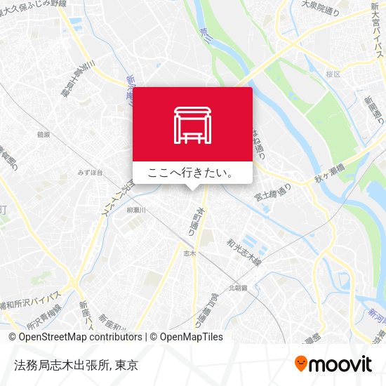 法務局志木出張所地図
