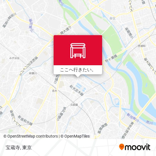 宝蔵寺地図