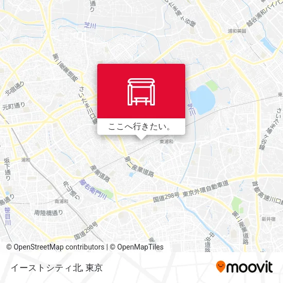 イーストシティ北地図