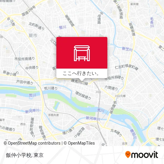飯仲小学校地図