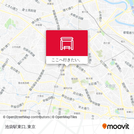 池袋駅東口地図