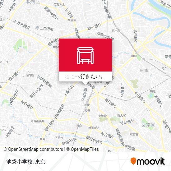 池袋小学校地図