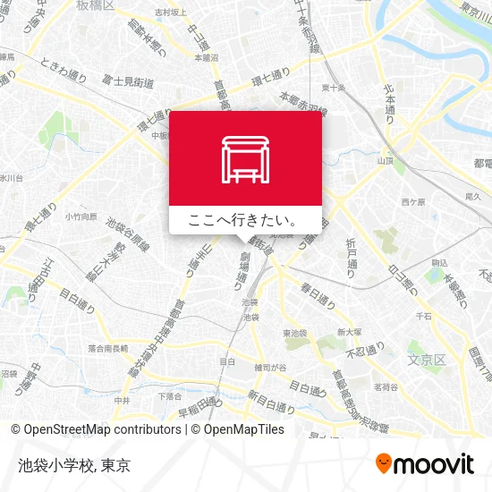 池袋小学校地図