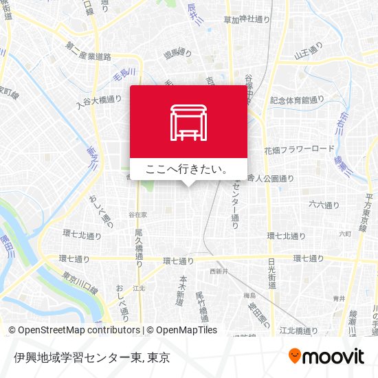 伊興地域学習センター東地図