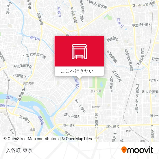 入谷町地図