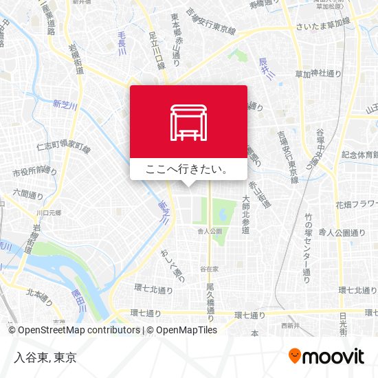 入谷東地図