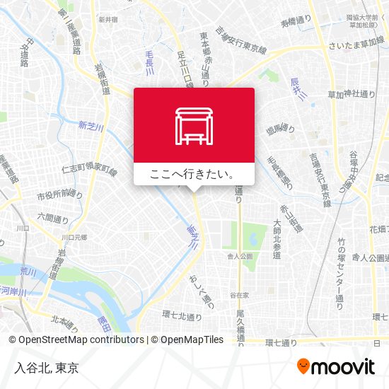 入谷北地図