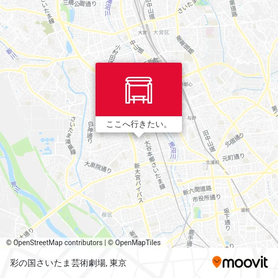 彩の国さいたま芸術劇場地図