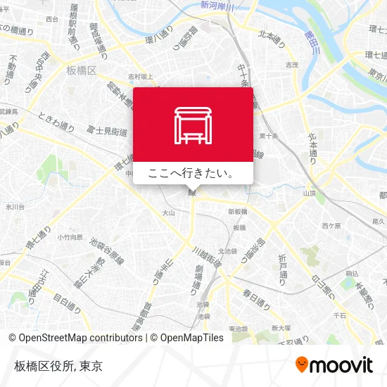 板橋区役所地図