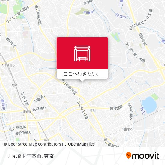 Ｊａ埼玉三室前地図