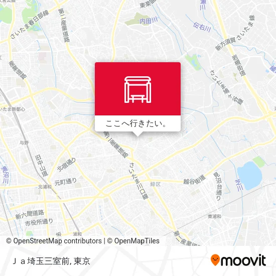 Ｊａ埼玉三室前地図