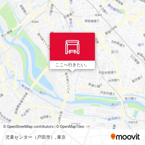 児童センター（戸田市）地図