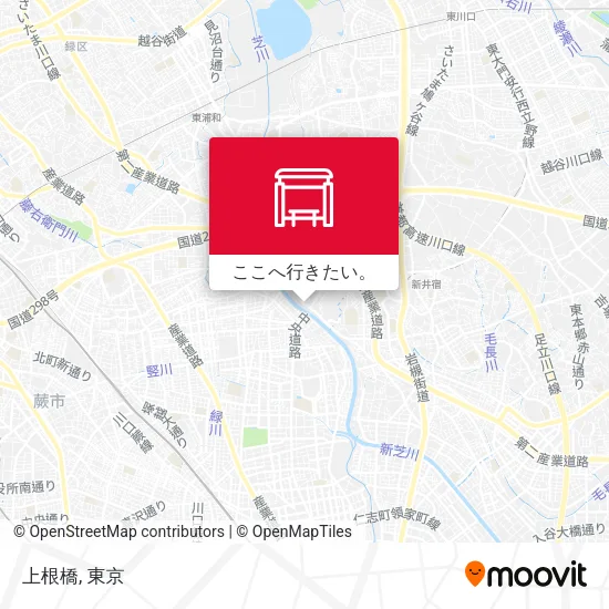 上根橋地図