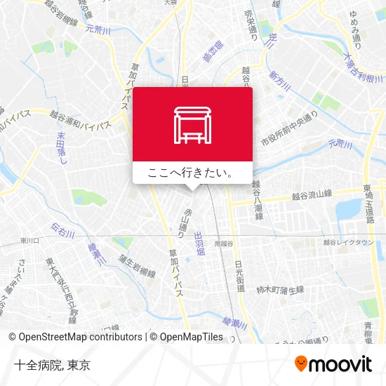 十全病院地図