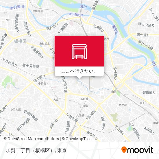 加賀二丁目（板橋区）地図