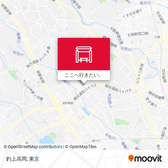 釣上高岡地図