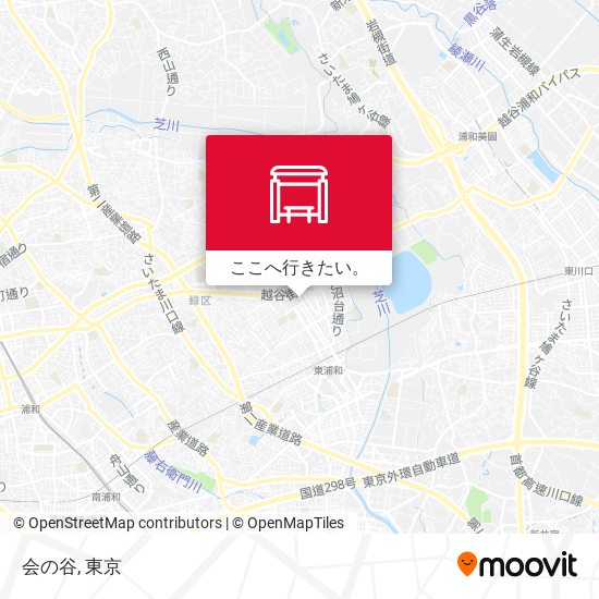 会の谷地図