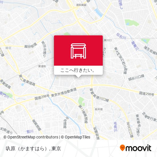 叺原（かますはら）地図