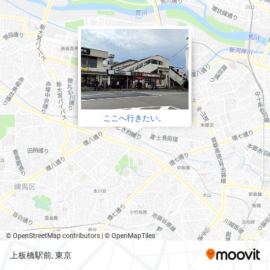 上板橋駅前地図