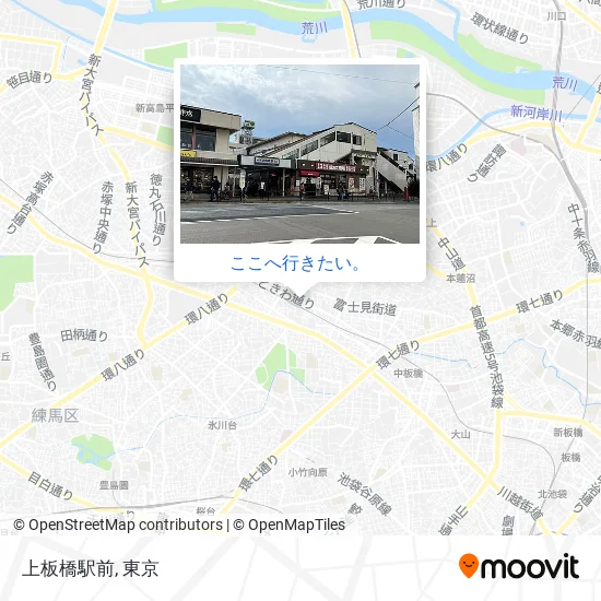 上板橋駅前地図