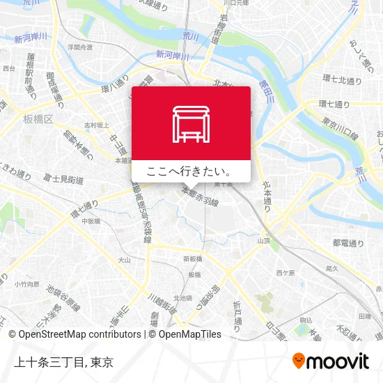 上十条三丁目地図