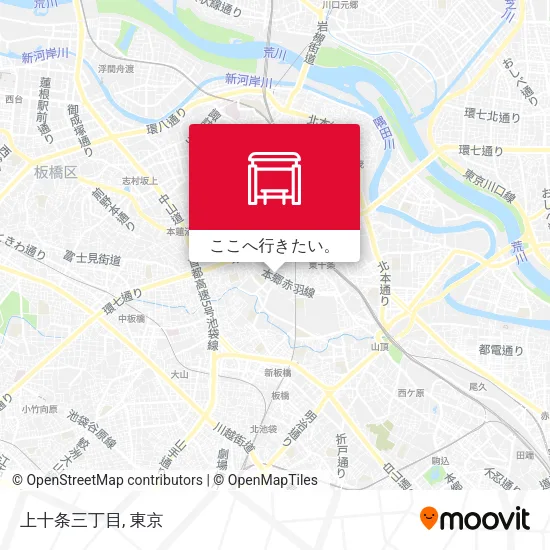上十条三丁目地図