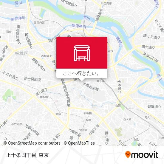 上十条四丁目地図