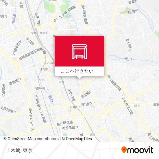 上木崎地図