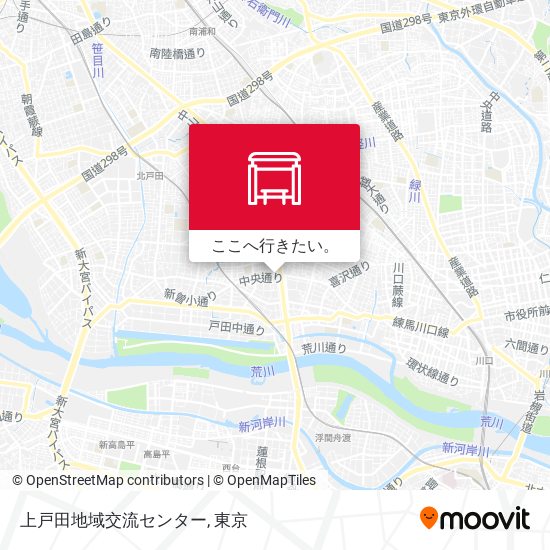 上戸田地域交流センター地図