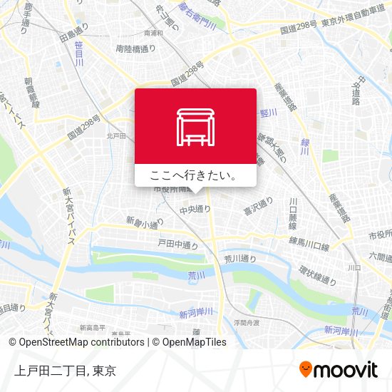 上戸田二丁目地図