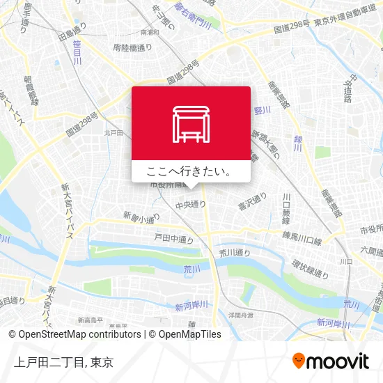 上戸田二丁目地図