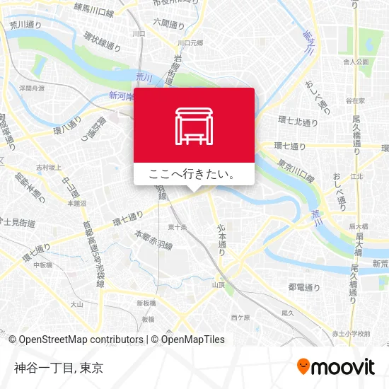 神谷一丁目地図