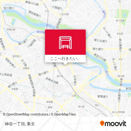 神谷一丁目地図