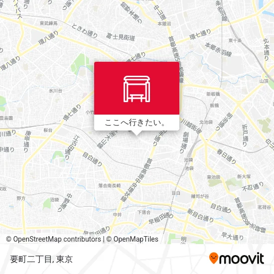 要町二丁目地図