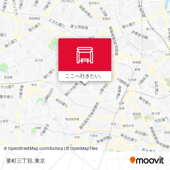 要町三丁目地図