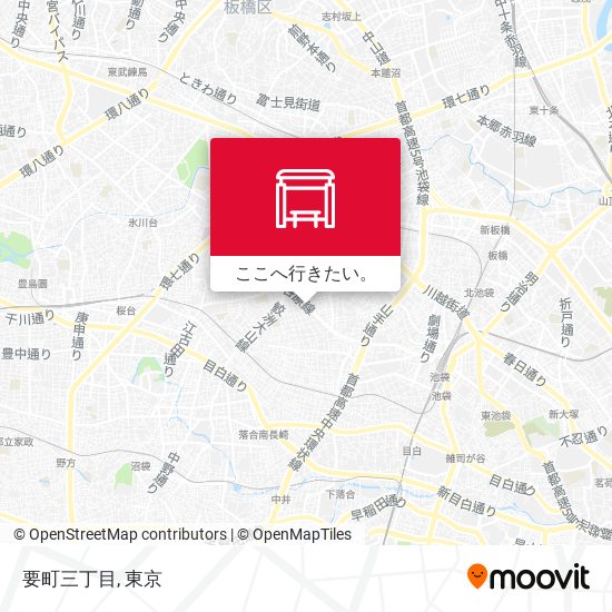 要町三丁目地図