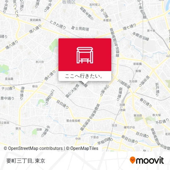 要町三丁目地図
