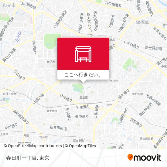 春日町一丁目地図