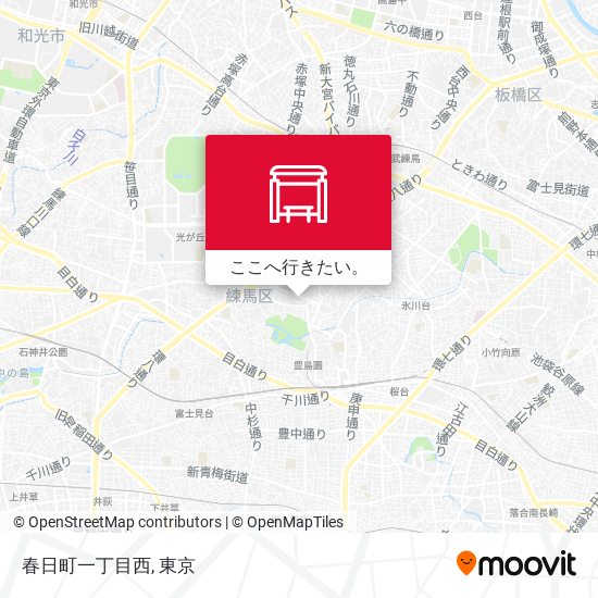 春日町一丁目西地図