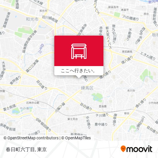 春日町六丁目地図